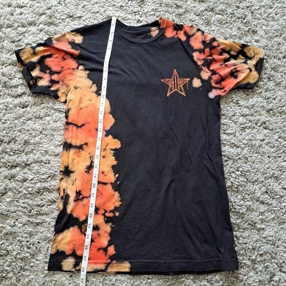 Jeffree Star | Black & orange tie dye logo shirt 2020 Halloween exclusive - Picture 5 of 9